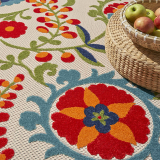 Nourison Aloha ALH17 Multicolor Area Rug 