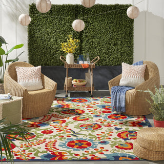 Nourison Aloha ALH17 Multicolor Area Rug 