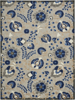 Aloha ALH17 Natural/Blue Area Rug by Nourison 