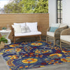 Nourison Aloha ALH17 Navy Multicolor Area Rug 