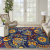 Nourison Aloha ALH17 Navy Multicolor Area Rug 