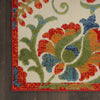 Nourison Aloha ALH17 Red Multicolor Area Rug 