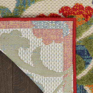 Nourison Aloha ALH17 Red Multicolor Area Rug 
