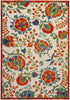 Nourison Aloha ALH17 Red Multicolor Area Rug 
