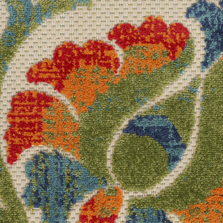 Nourison Aloha ALH17 Red Multicolor Area Rug 