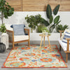 Nourison Aloha ALH17 Red Multicolor Area Rug 