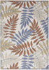 Nourison Aloha ALH18 Blue Mocha Area Rug Main Image