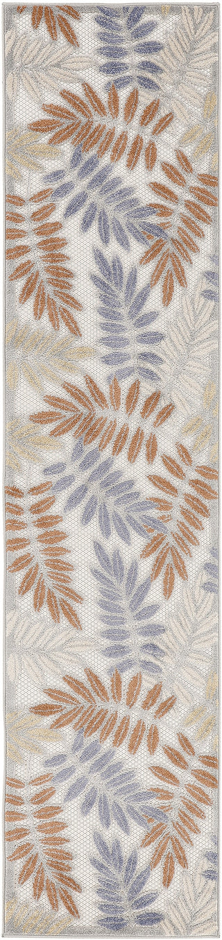 Nourison Aloha ALH18 Blue Mocha Area Rug Main Image