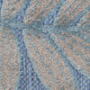 Nourison Aloha ALH18 Blue Rose Area Rug Corner Image