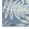 Nourison Aloha ALH18 Blue Area Rug Corner Image