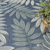 Nourison Aloha ALH18 Blue Area Rug Texture Image