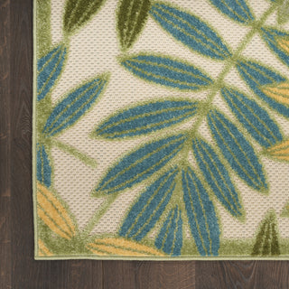Nourison Aloha ALH18 Green Multicolor Area Rug Detail Image