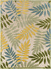 Nourison Aloha ALH18 Green Multicolor Area Rug main image