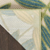Nourison Aloha ALH18 Green Multicolor Area Rug Corner Image