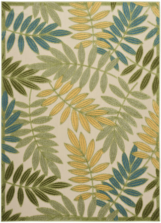 Nourison Aloha ALH18 Green Multicolor Area Rug Main Image