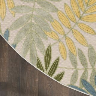 Nourison Aloha ALH18 Green Multicolor Area Rug Detail Image