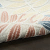 Nourison Aloha ALH18 Ivory Blue Area Rug Detail Image