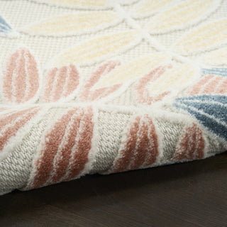 Nourison Aloha ALH18 Ivory Blue Area Rug Detail Image