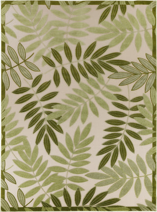 Nourison Aloha ALH18 Ivory Green Area Rug main image