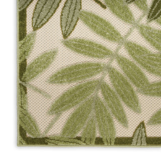 Nourison Aloha ALH18 Ivory Green Area Rug T' R