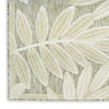 Nourison Aloha ALH18 Ivory Sage Area Rug Corner Image