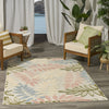 Nourison Aloha ALH18 Ivory Rose Area Rug Swatch Image
