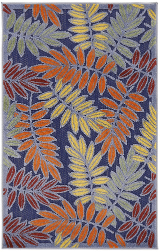 Nourison Aloha ALH18 Navy Multicolor Area Rug main image