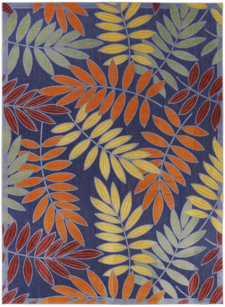 Nourison Aloha ALH18 Navy Multicolor Area Rug Main Image