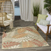 Nourison Aloha ALH18 Sage Rose Area Rug Room Scene Feature