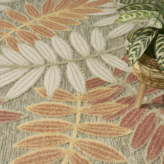Nourison Aloha ALH18 Sage Rose Area Rug Texture Image