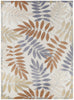 Nourison Aloha ALH18 Blue Mocha Area Rug 