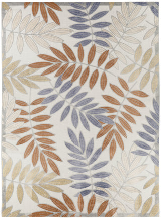 Nourison Aloha ALH18 Blue Mocha Area Rug 