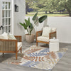 Nourison Aloha ALH18 Blue Mocha Area Rug 