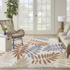 Nourison Aloha ALH18 Blue Mocha Area Rug 