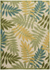 Nourison Aloha ALH18 Green Multicolor Area Rug 