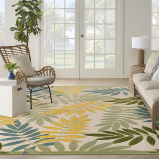 Nourison Aloha ALH18 Green Multicolor Area Rug 