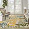 Nourison Aloha ALH18 Green Multicolor Area Rug 