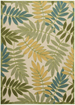 Nourison Aloha ALH18 Green Multicolor Area Rug 