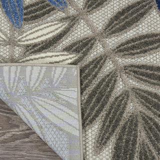 Aloha ALH18 Grey/Blue Area Rug by Nourison 