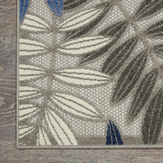 Aloha ALH18 Grey/Blue Area Rug by Nourison 