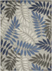 Aloha ALH18 Grey/Blue Area Rug by Nourison 