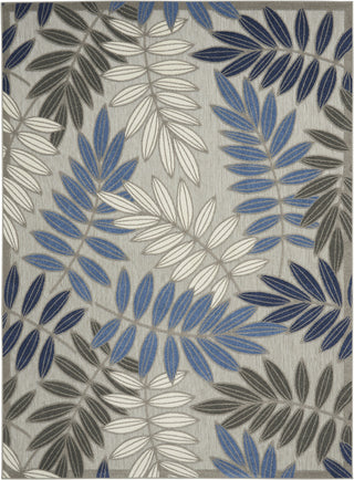 Aloha ALH18 Grey/Blue Area Rug by Nourison 