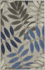 Aloha ALH18 Grey/Blue Area Rug by Nourison 