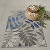 Aloha ALH18 Grey/Blue Area Rug by Nourison 