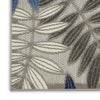 Aloha ALH18 Grey/Blue Area Rug by Nourison 