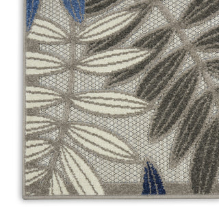 Aloha ALH18 Grey/Blue Area Rug by Nourison 