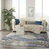 Aloha ALH18 Grey/Blue Area Rug by Nourison 