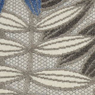 Aloha ALH18 Grey/Blue Area Rug by Nourison 