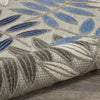 Aloha ALH18 Grey/Blue Area Rug by Nourison 