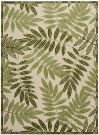 Nourison Aloha ALH18 Ivory Green Area Rug 